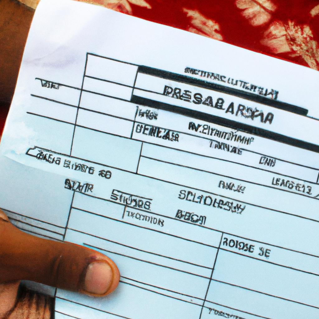 Person holding voter registration form